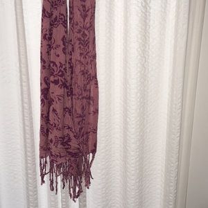 Pink scarf